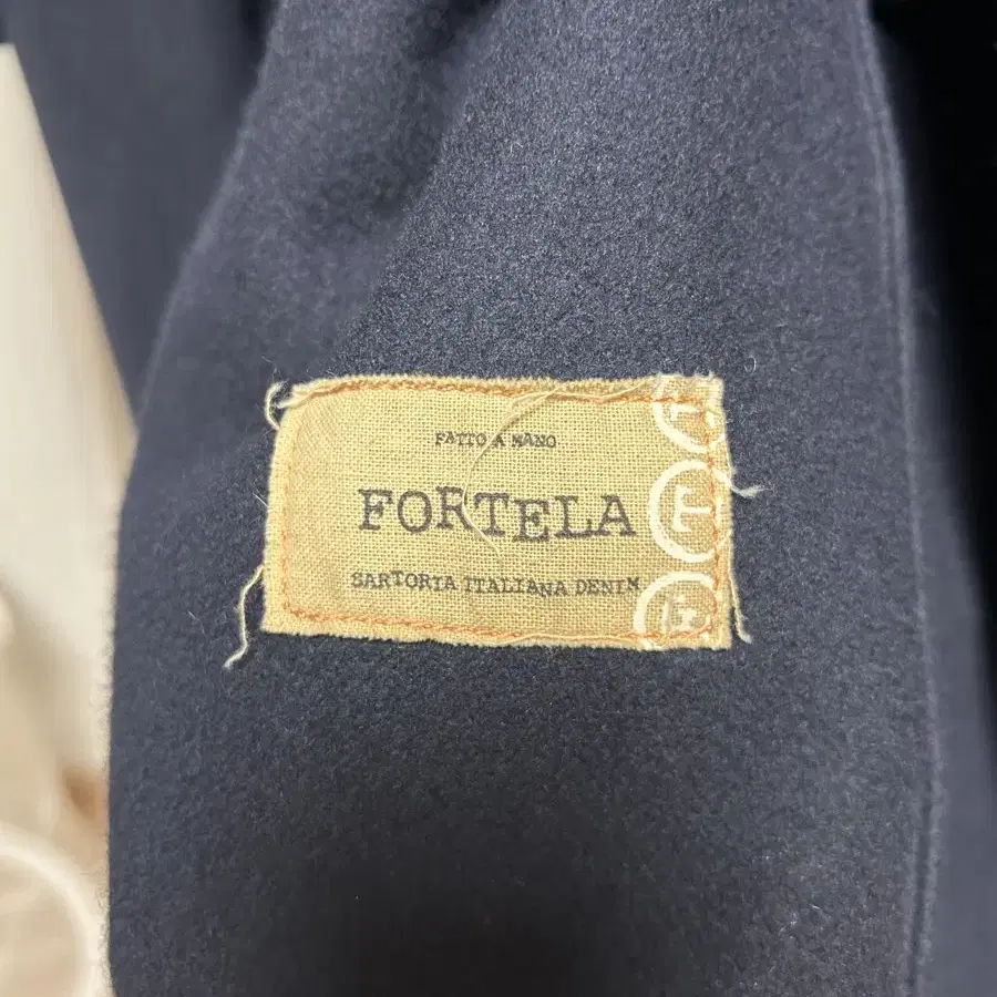 [L] 포르텔라 fortela 네이비 울 더블 코트