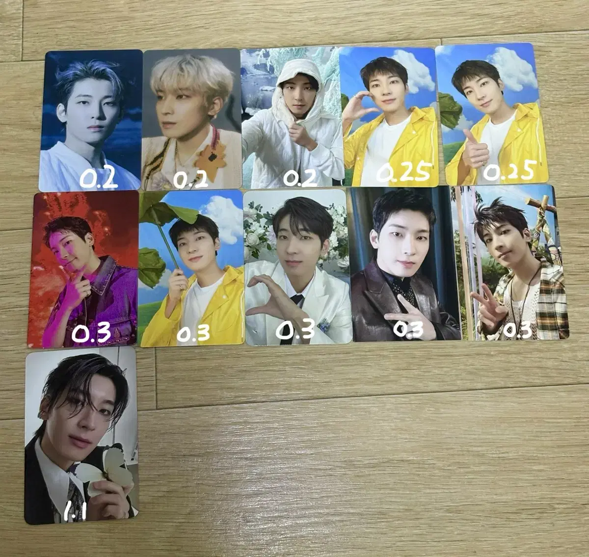 Seventeen photocard wonwoo Photocard