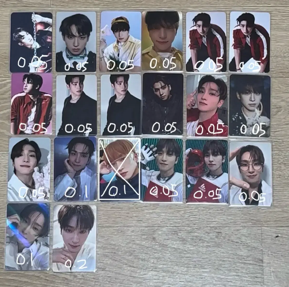 The Boyz photocard photocard wts sell stagejacobyounghoonjuyeonkevinnew q grade sunwoo eric