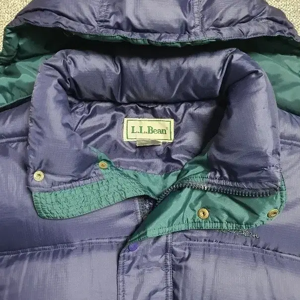 90s L.L Bean 롱 다운 패딩 퍼플색