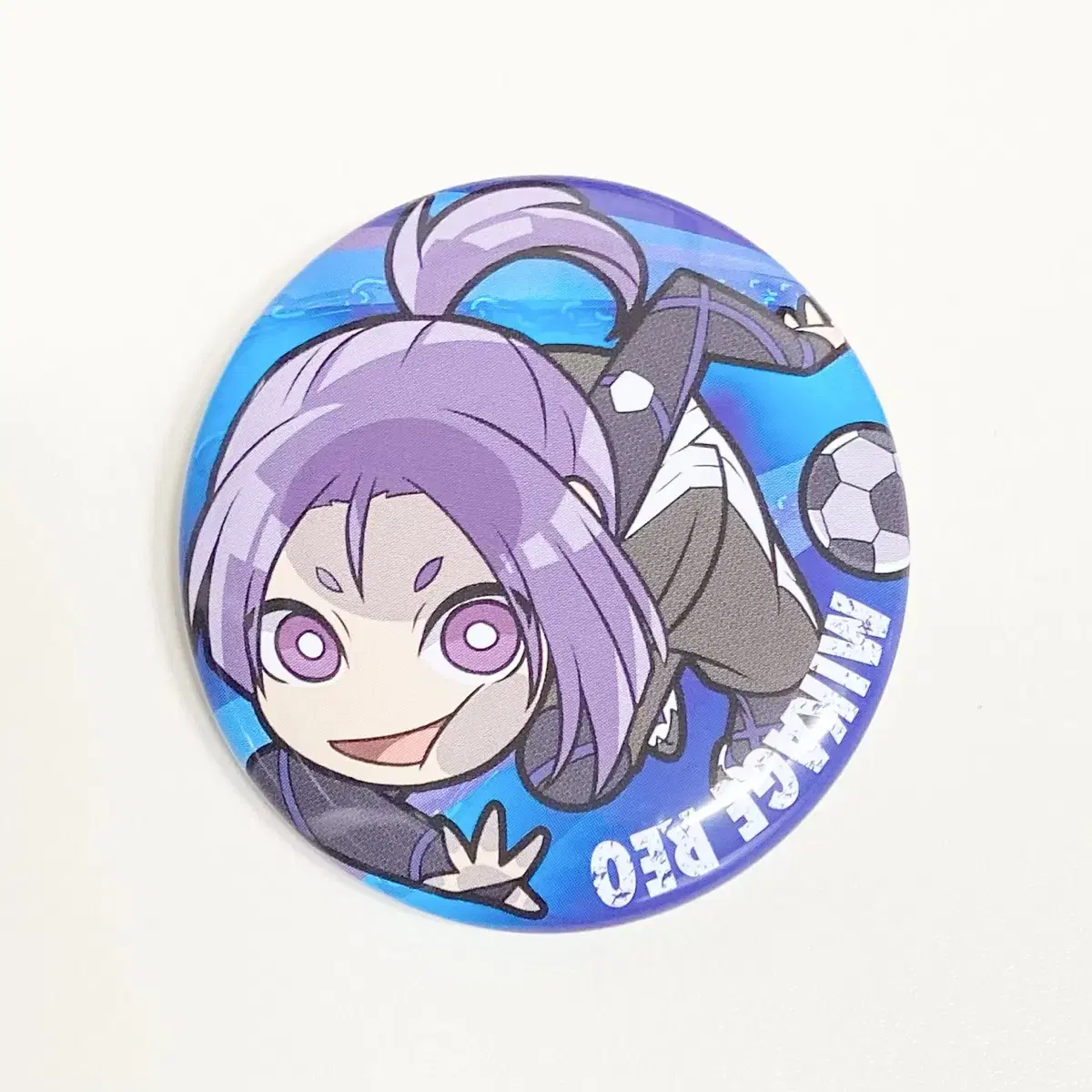 BLUELOCK Mikage Leo Pita Deforme Can Badge