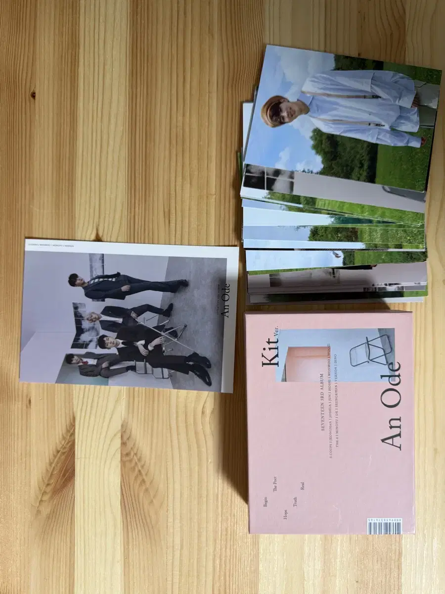 Seventeen Unoded Kit Album + Postcard + Photo Card Set