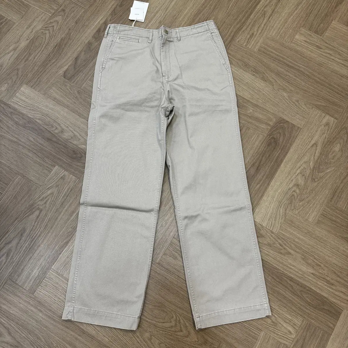 Bruman Wide Chino Pants - Khaki M