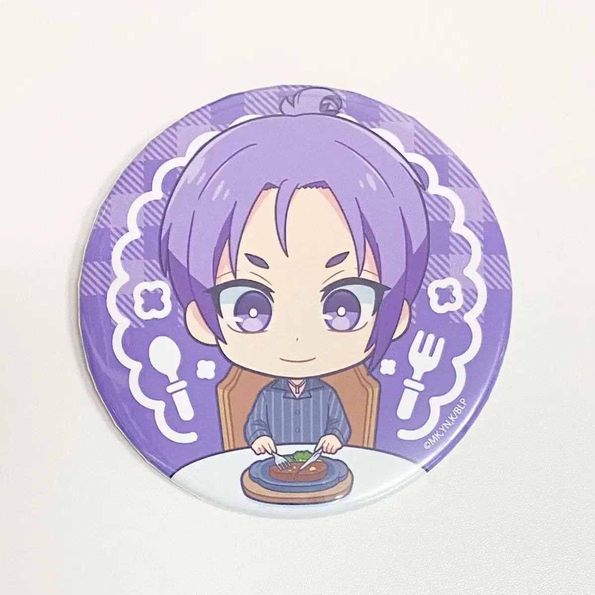 BLUELOCK Mikage Leo Meal Can Badge