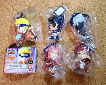 [즉시 구매 OK] NARUTO 닌자 네츠케 스트랩 5종 세트