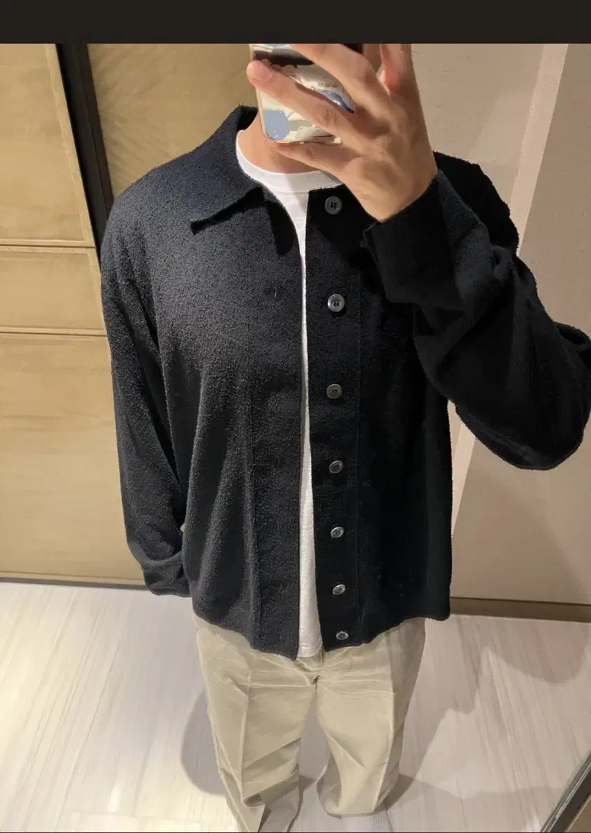 [XL] COS COS Knitted Textured Overshirt Cardigan