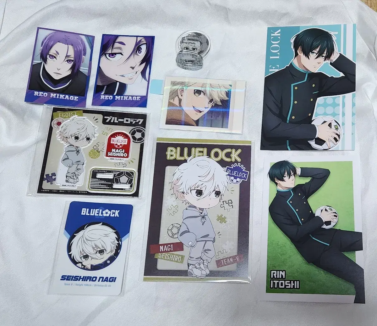 (Bulk cleanup!!!) BLUELOCK Nagirin Leo AnyPlus acrylic postcard Tributaries