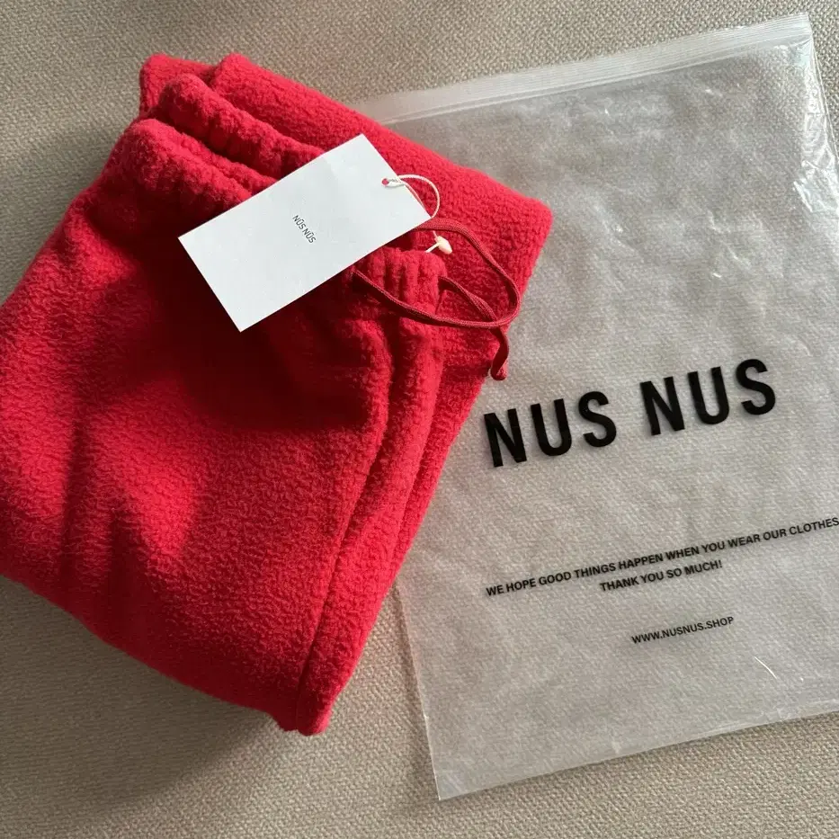 Nusnus 플리스 후리스 팬츠