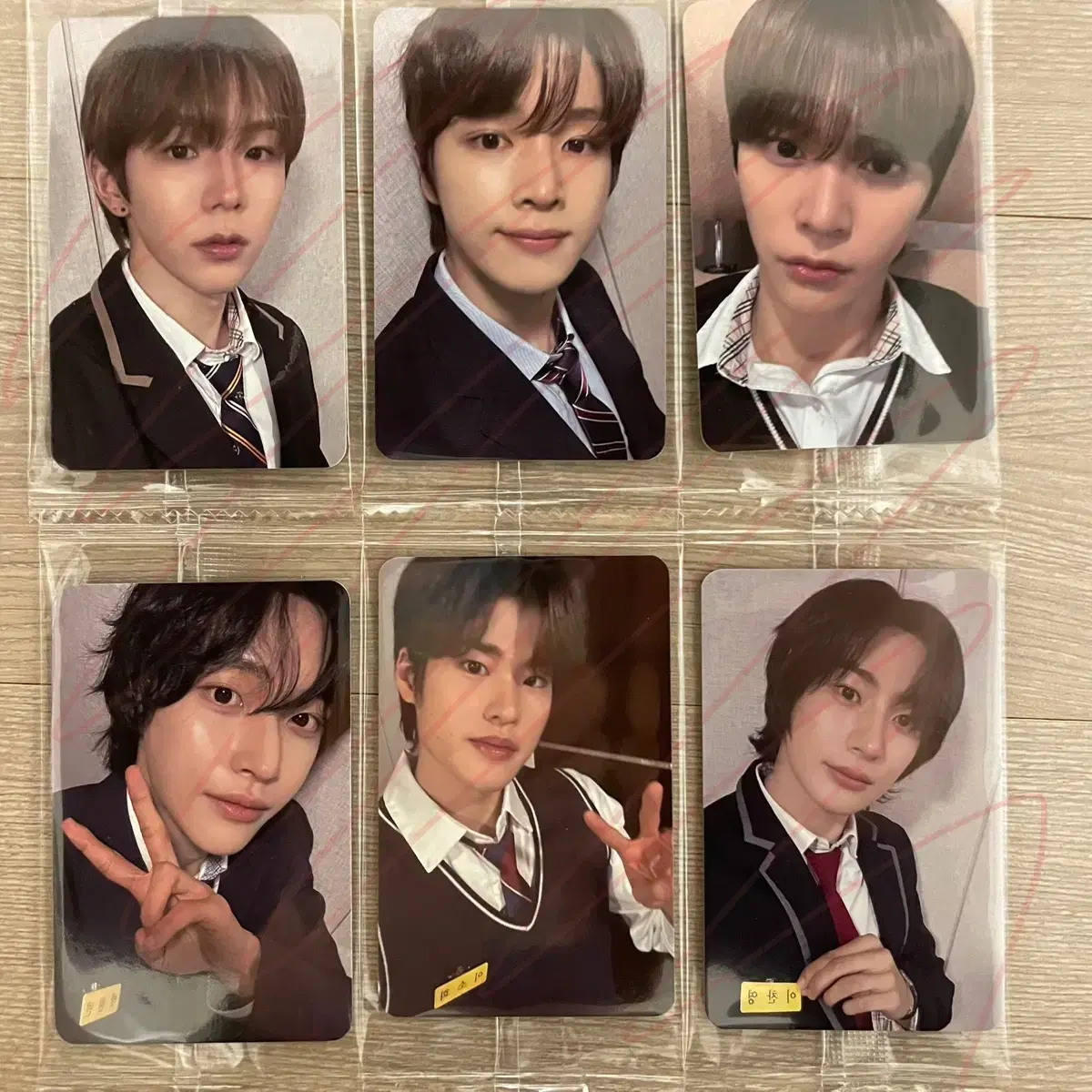 Rize ktown4u School Uniforms fansign unreleased photocard sealed Sets