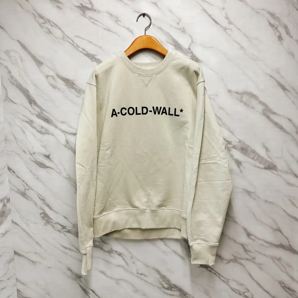 (Authentic/New) Acoldwall Ivory Essentials Logo T-Shirt