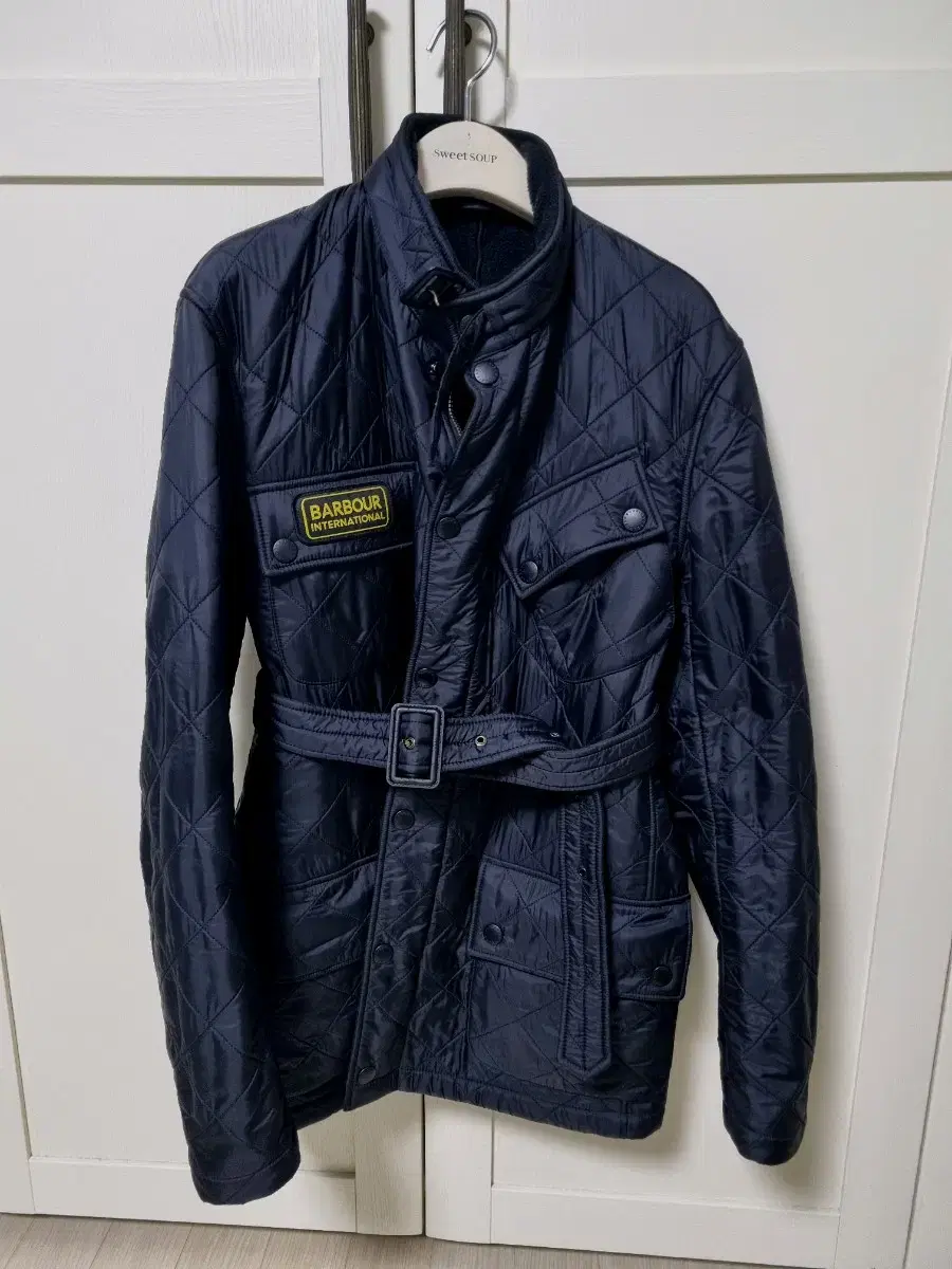 Barbour International Quilted Brushed Jacket (size S)