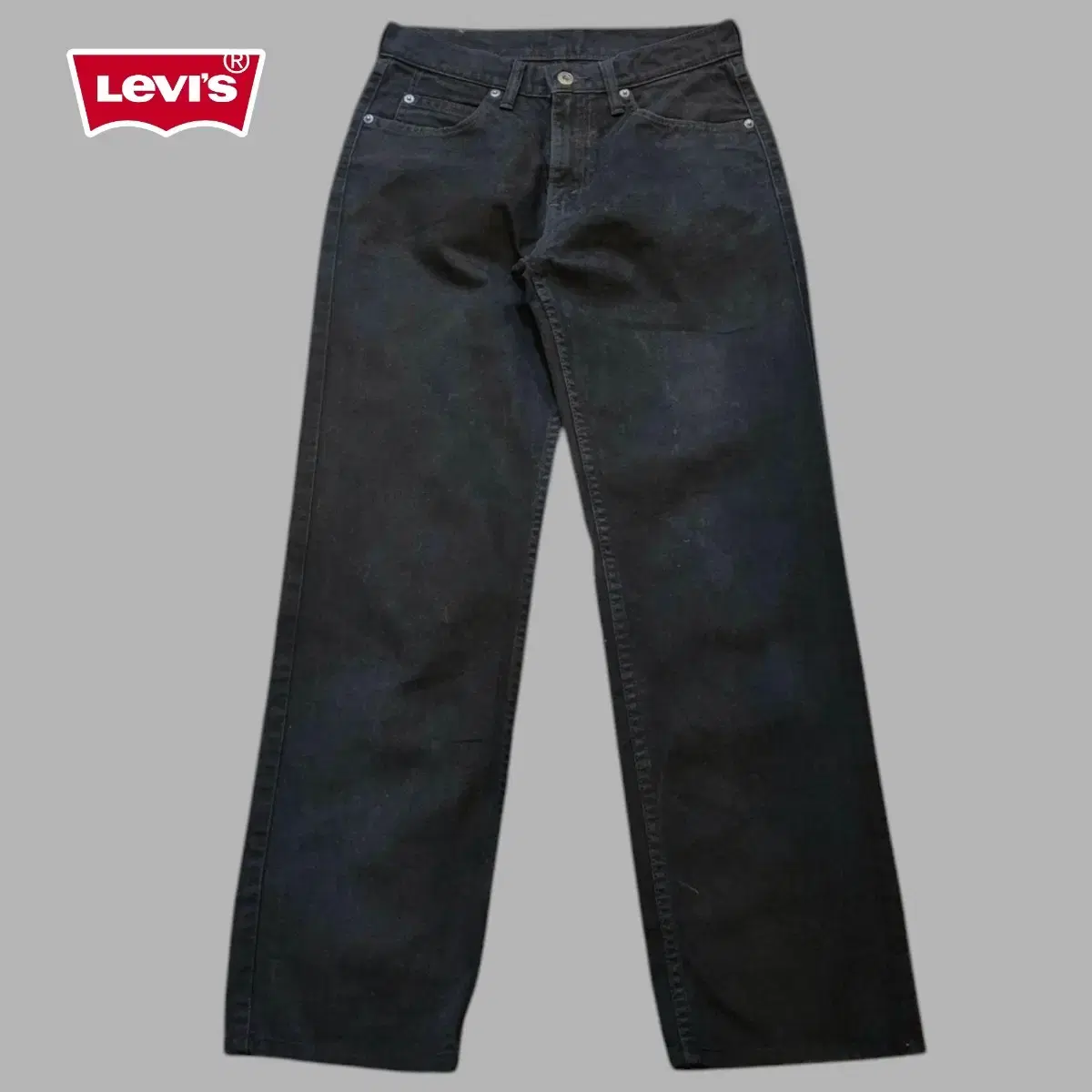 (true to size -28")Levi's 502 Black Jin