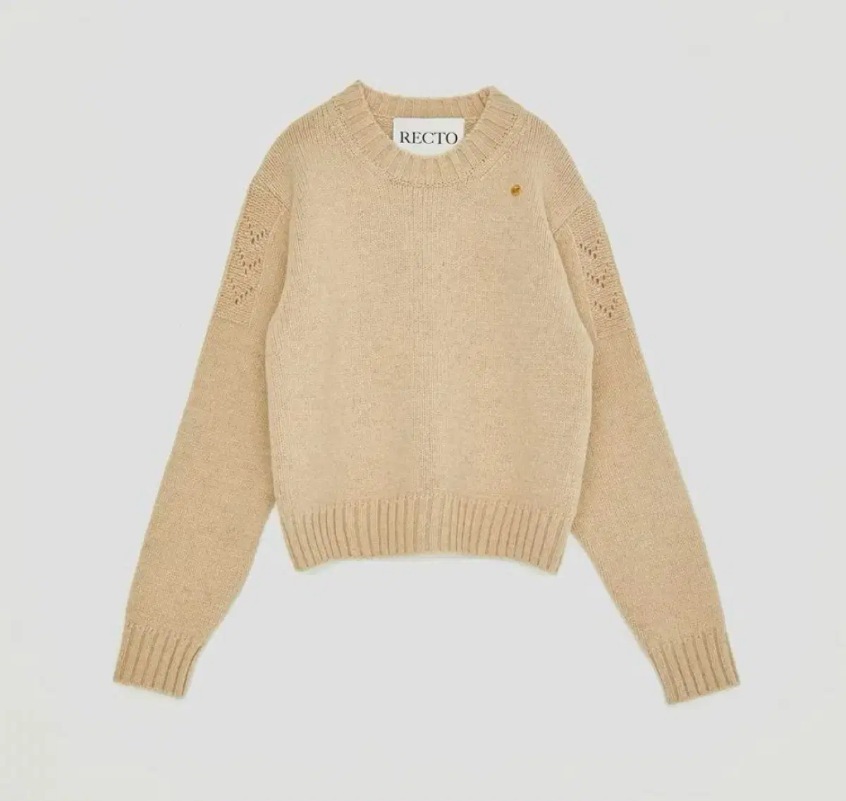 [Sold] Recto Chunky Wool Crewneck Knit [New]