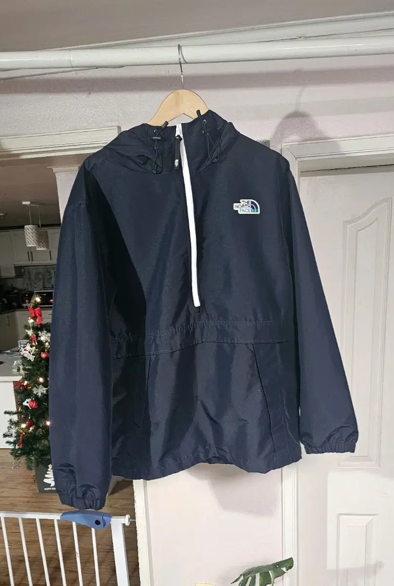 The North Face Anorak Windbreaker XXL Navy