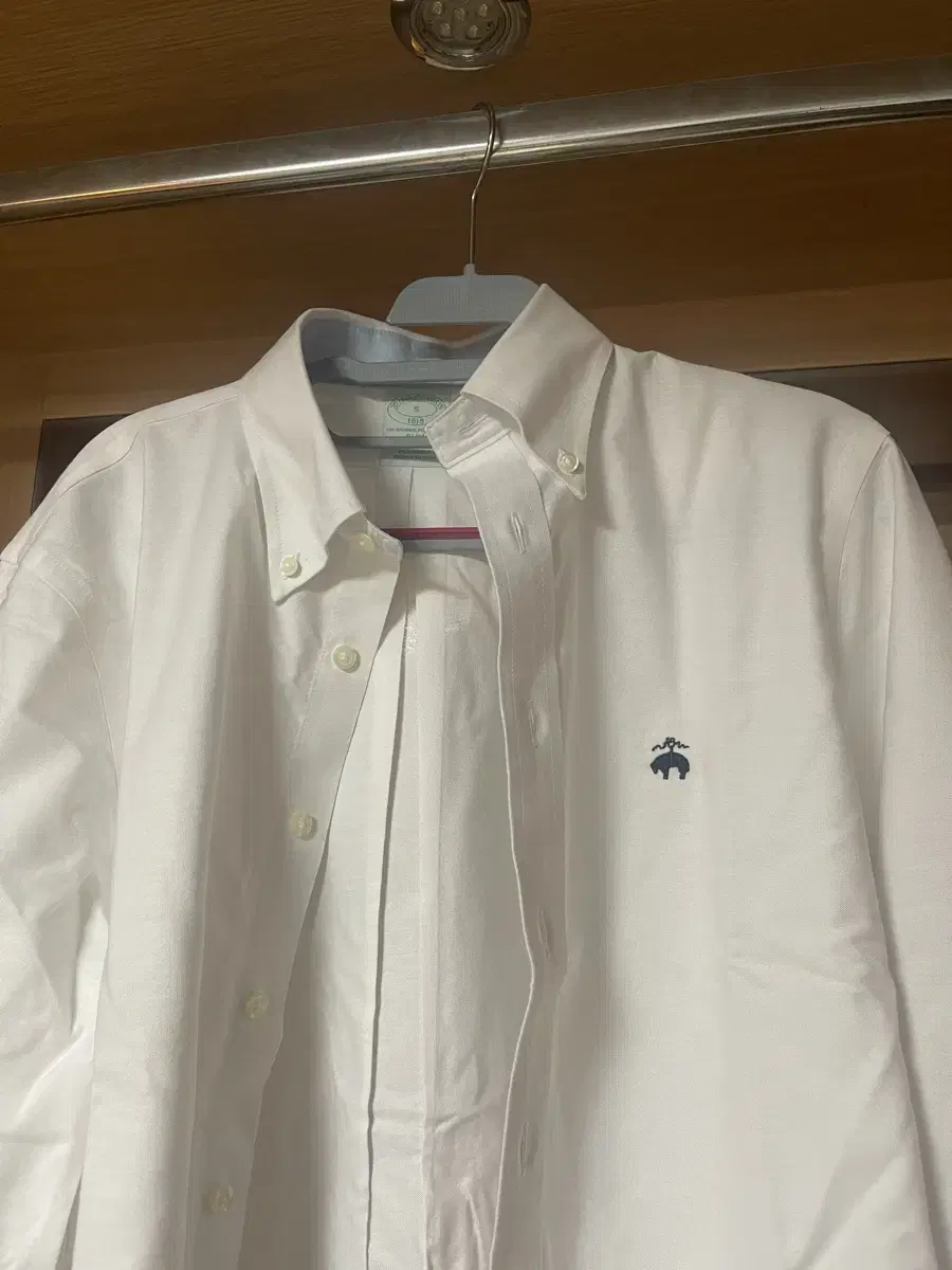 Brooks Brothers/Non-Iron/Milanofit/Size Small/White