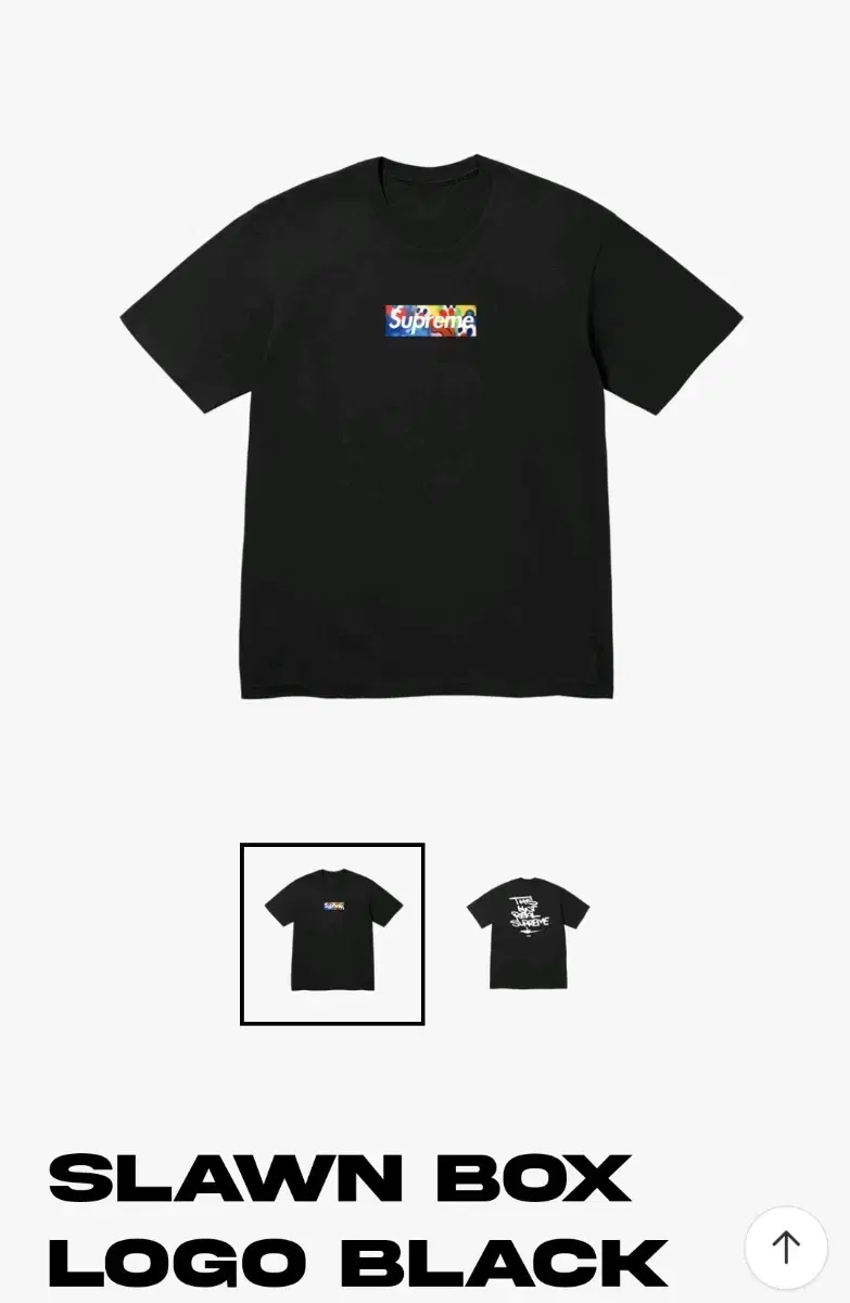 New SLAWN Supreme Box Logo T-Shirt Black XL Sells