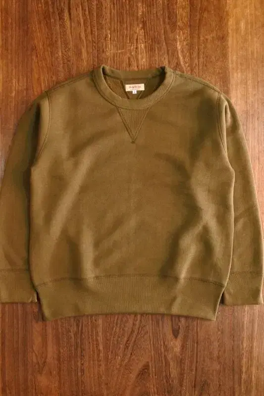 Real McCoy Lew Wheel Sweatshirt Olive L