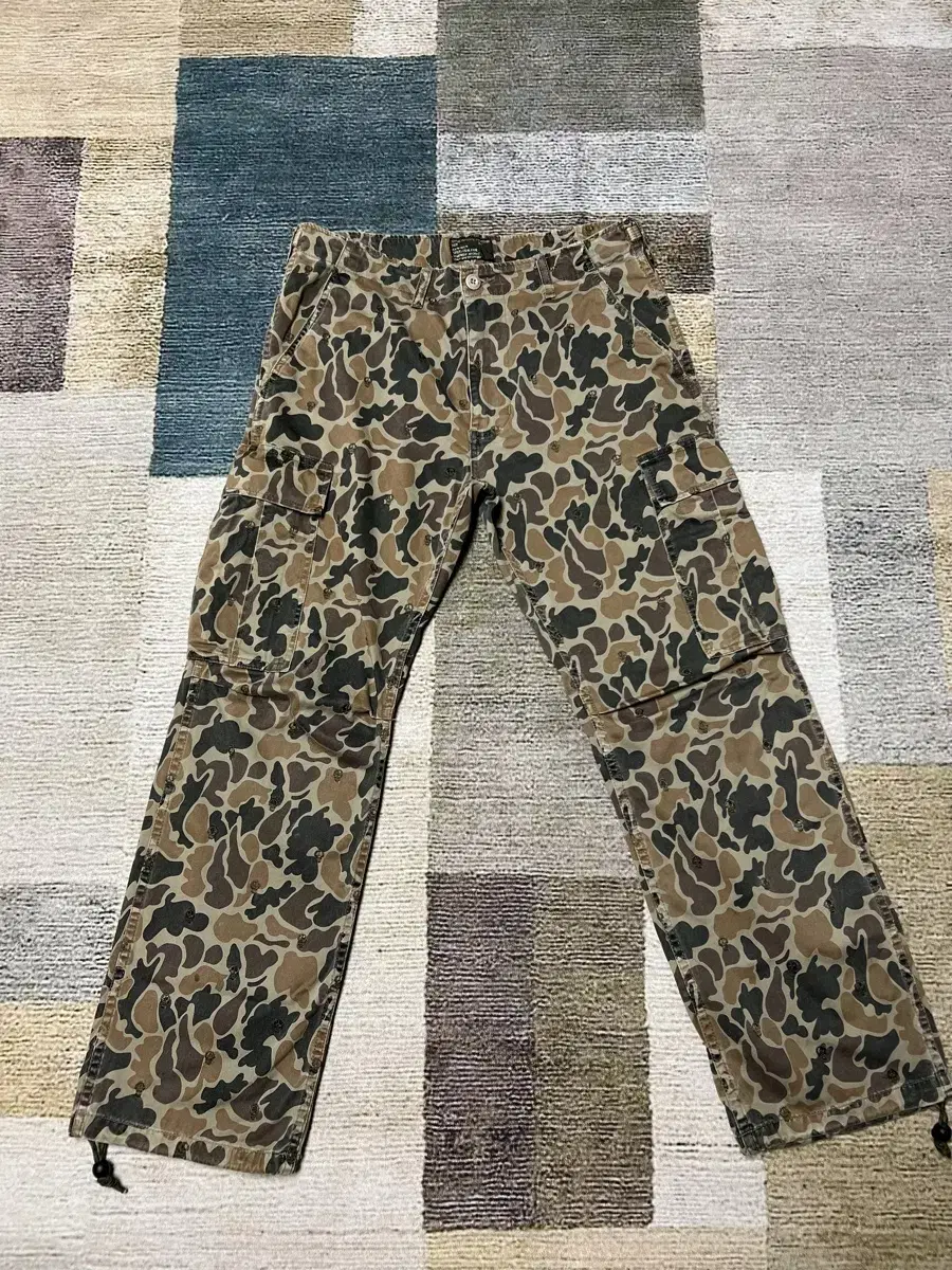 oos stussy camo cargo brown pants (sz.32