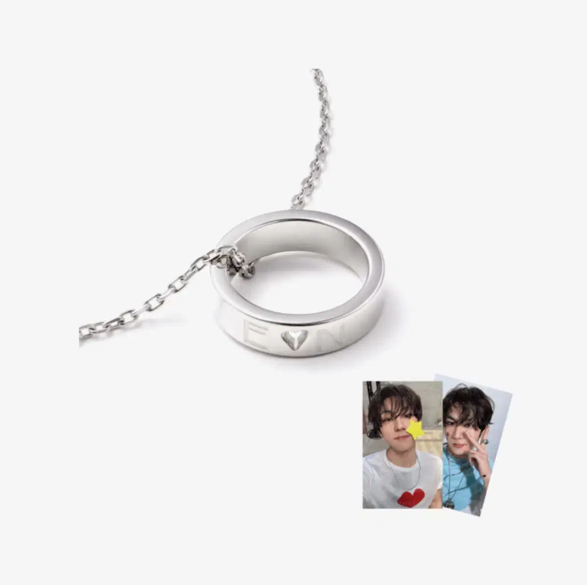 Enhypen jungwon wts ring necklace