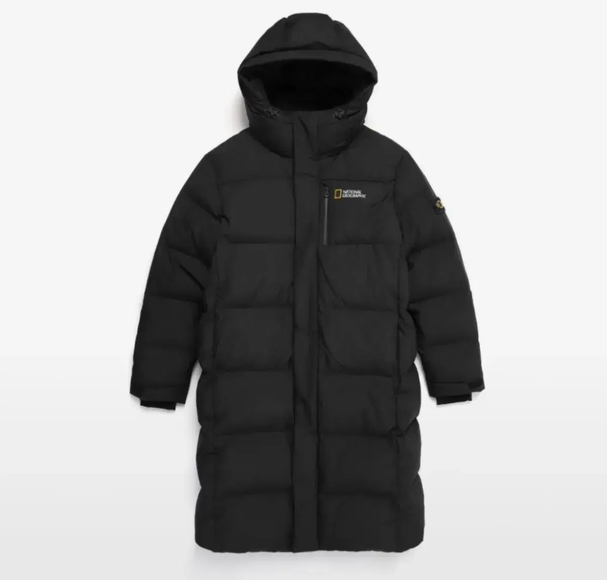 National Geographic Long Puffer Black size M