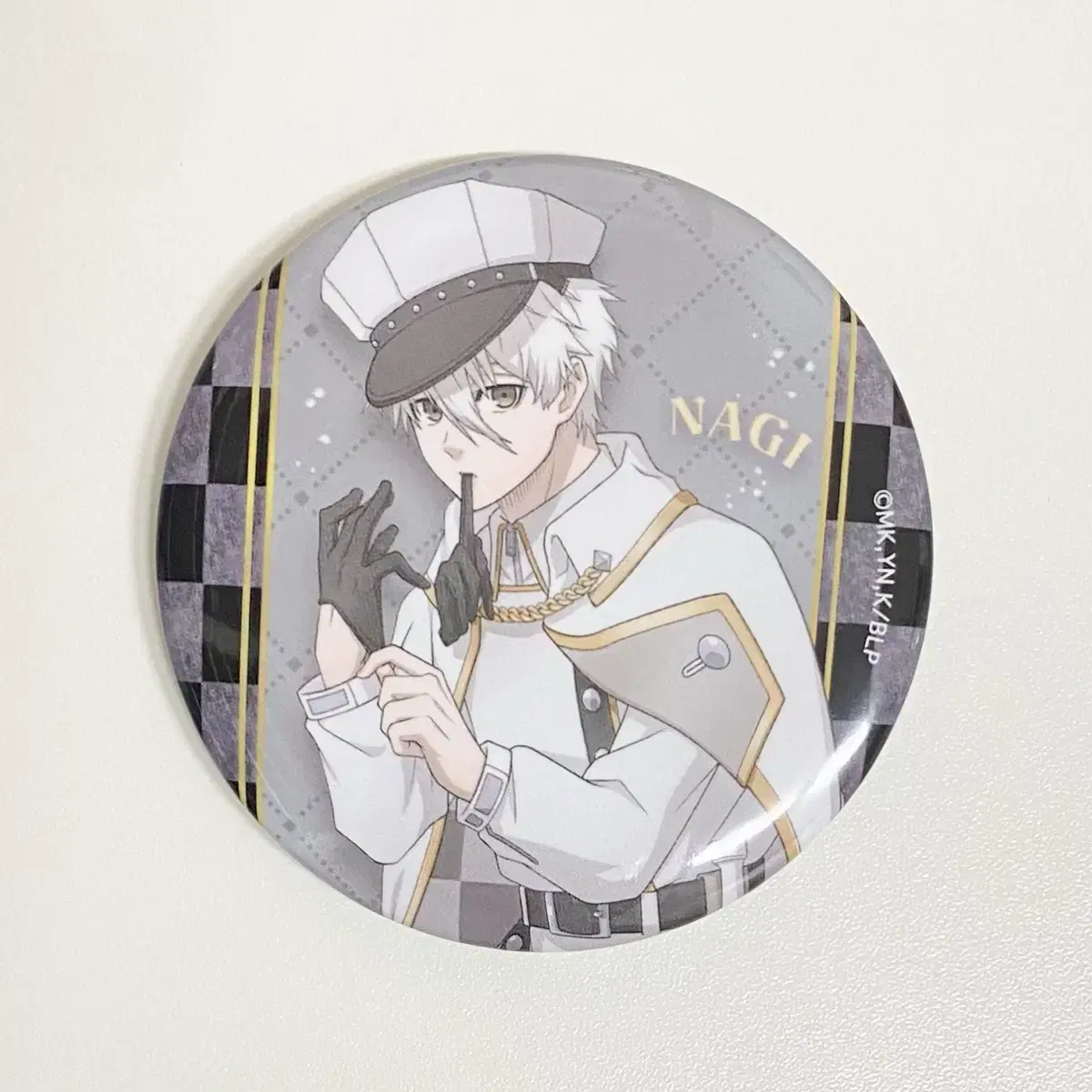 BLUELOCK Nagi Seishiro Chess Can Badge