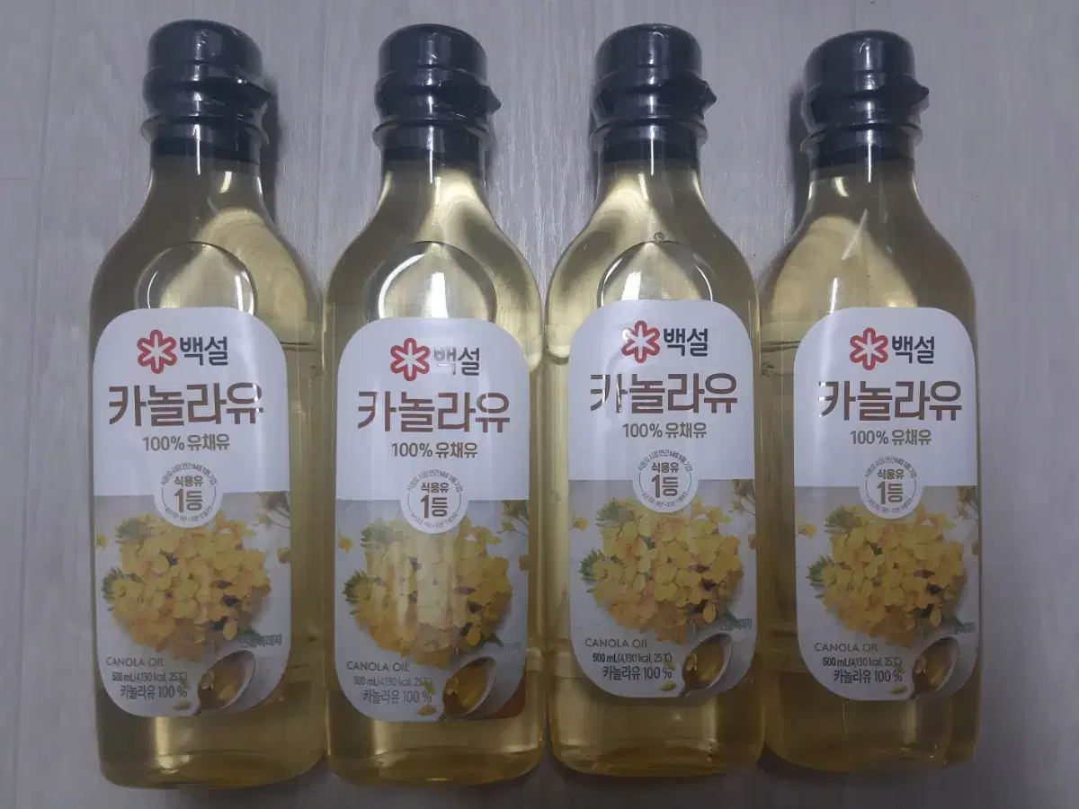 카놀라유 500ml X 4개