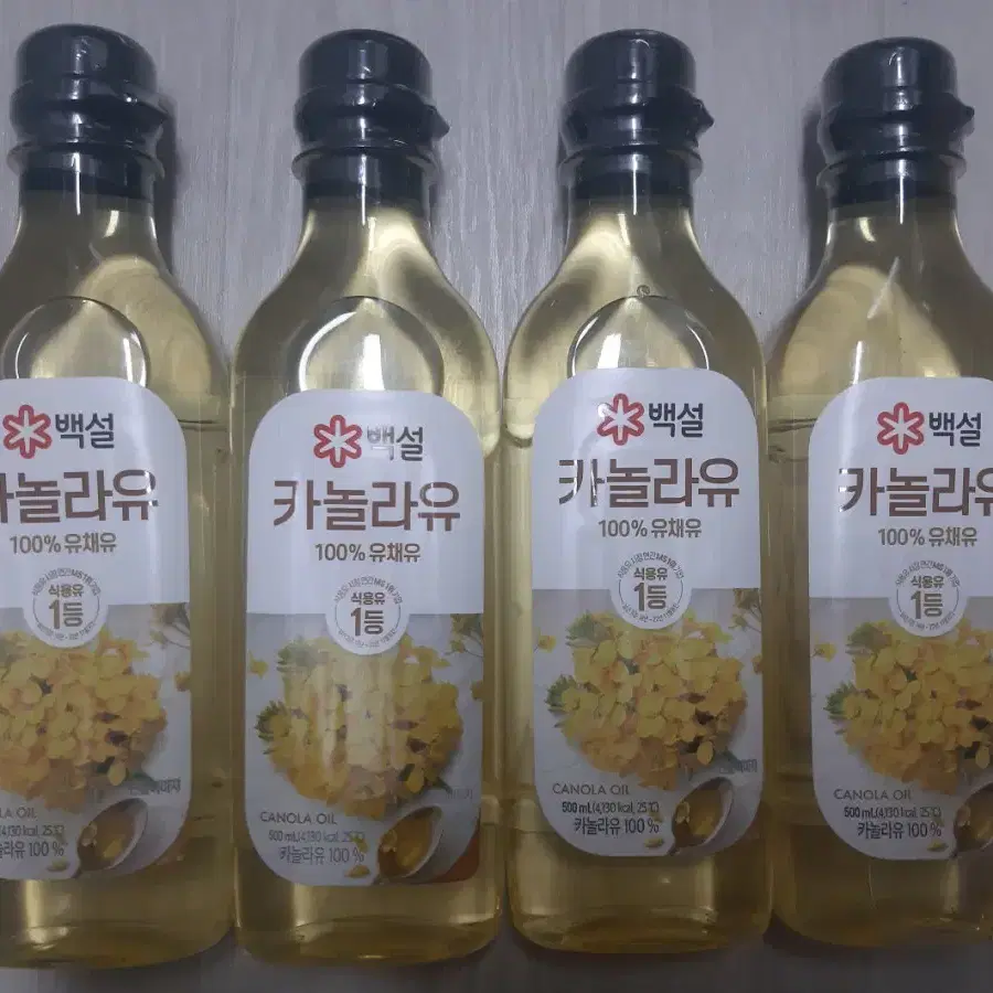 카놀라유 500ml X 4개