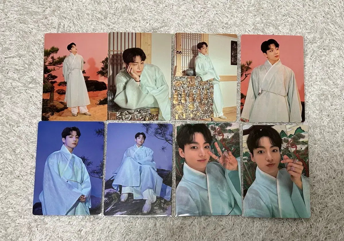 Bangtan jungkook 2021 Dharma Center Mini-Photocards 8pcs bulk WTS