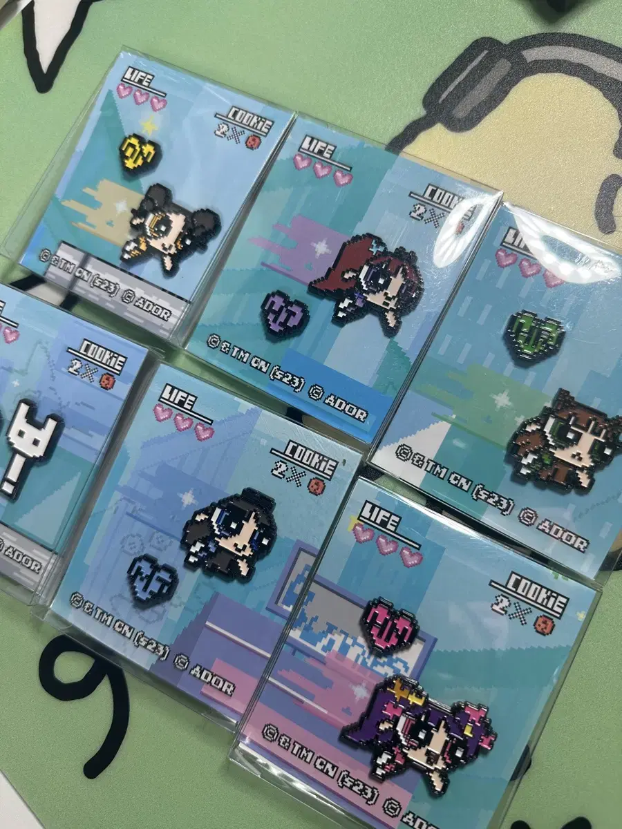 New Jeans Metal Pin Badge Powerpuff Girls Full Set