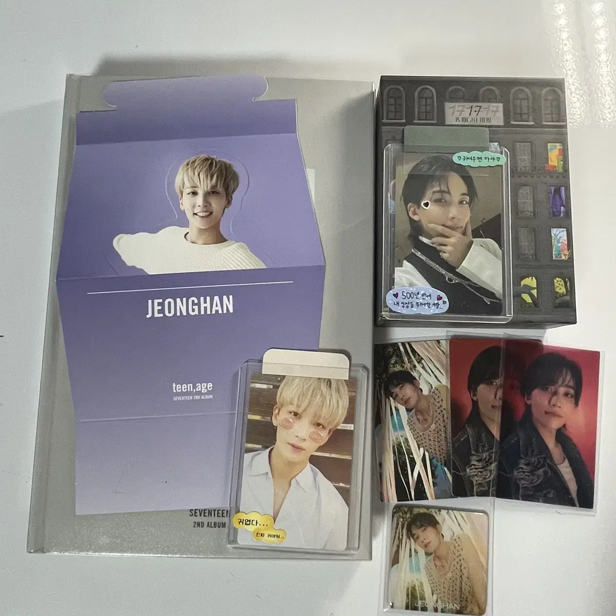 SEVENTEEN jeonghan Best Album kit Park Hwa Jung Heaven pre-order benefit Magnet FML pre-order benefit