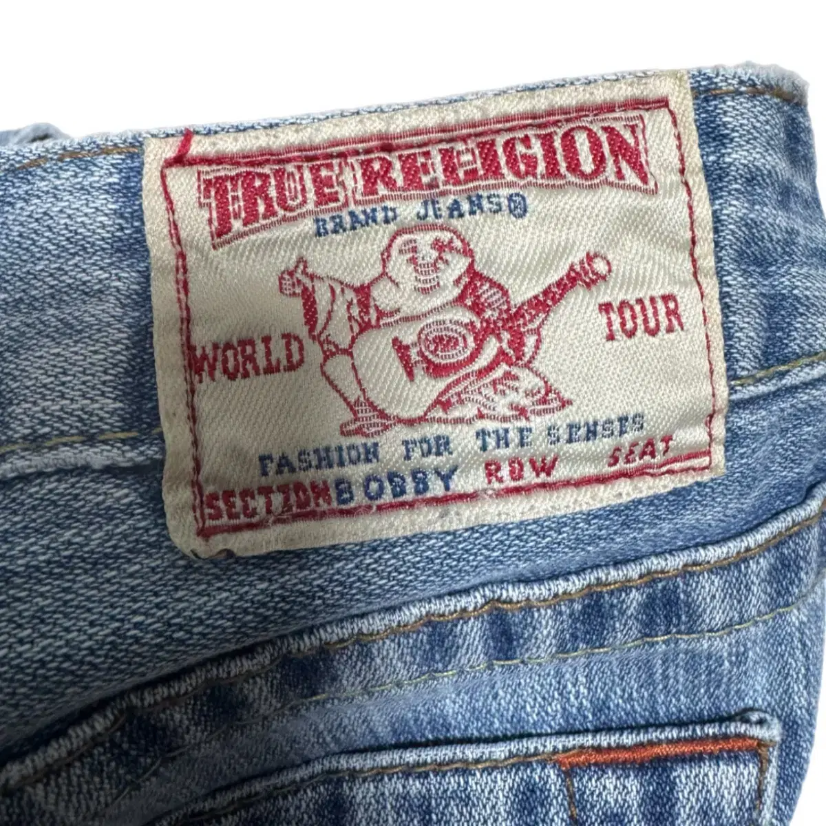 TRUE RELIGION 트루릴리젼 자수 부츠컷 데님팬츠