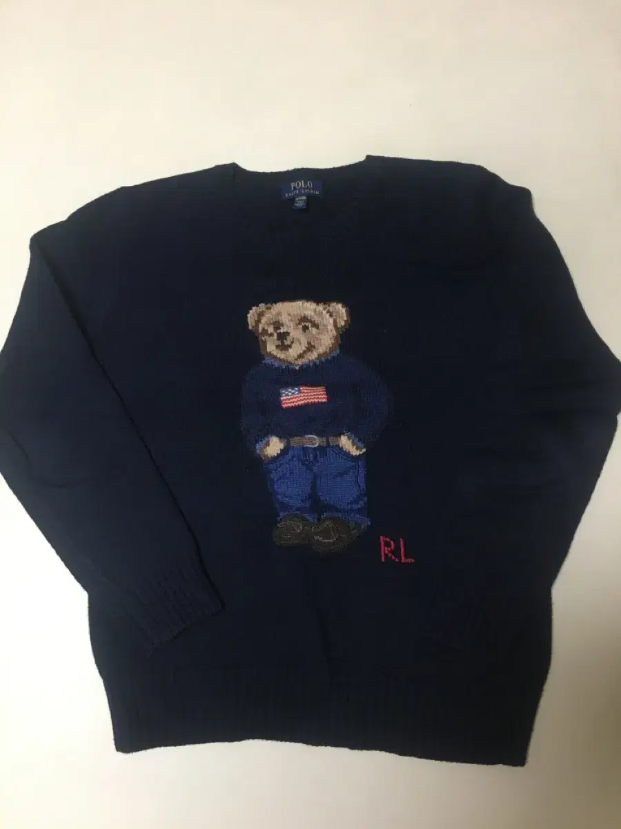 Polo Ralph Lauren Bear Knit Boys Size XL sells