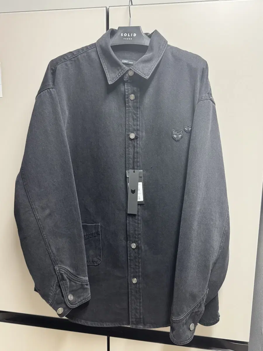 Song Giorgio Homme Gisele 24ss Denim Black Shirt L New for Sale