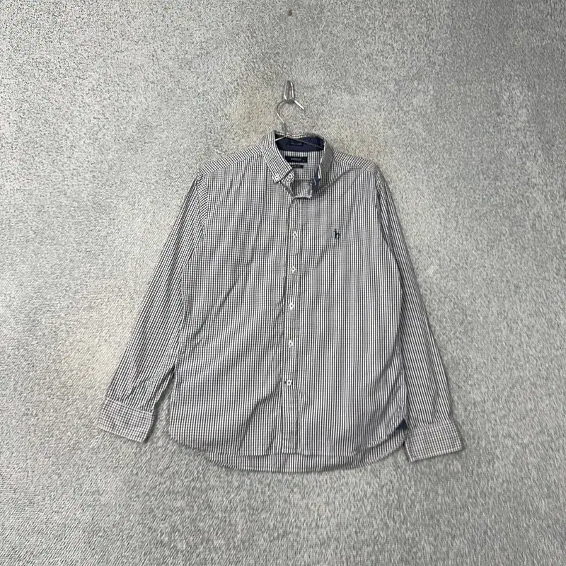 Hodges Logo Check Grey Shirt 160