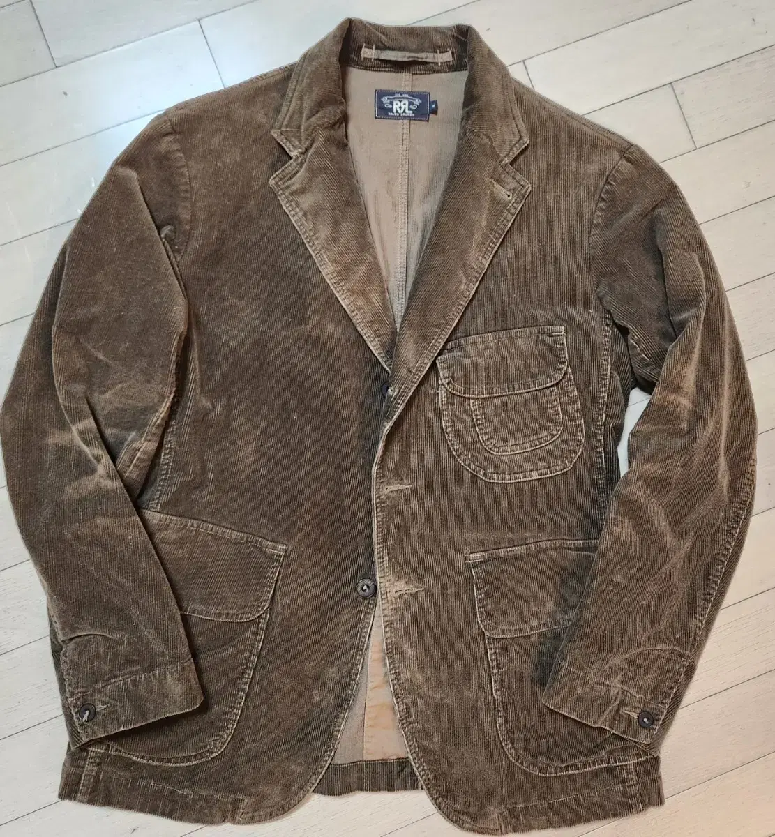 RRL Ralph Lauren / Fade-washed hunting sports jacket / M 100