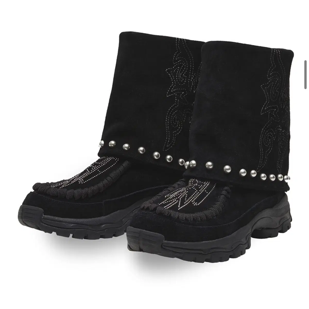 nottz wesken western symbol studded boot