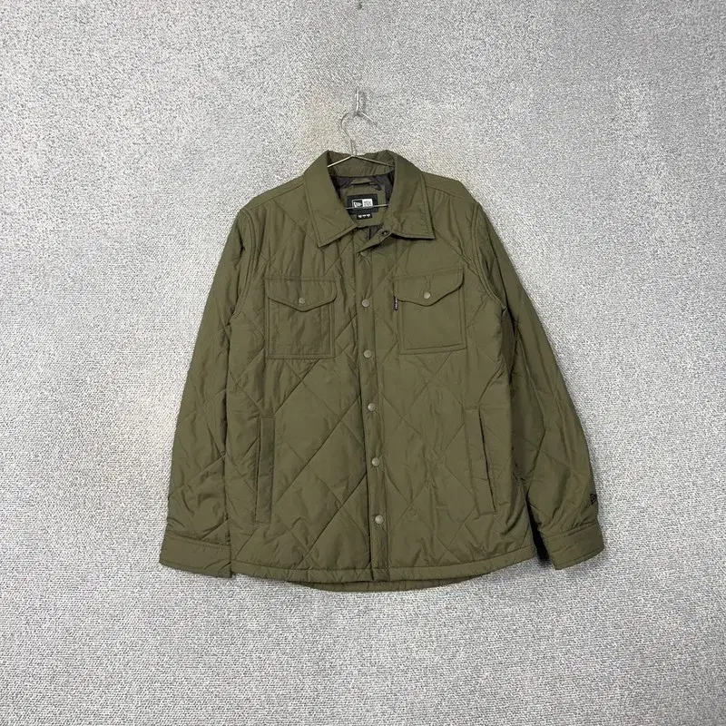 100% New Era Khaki Lightweight Padded Jacket