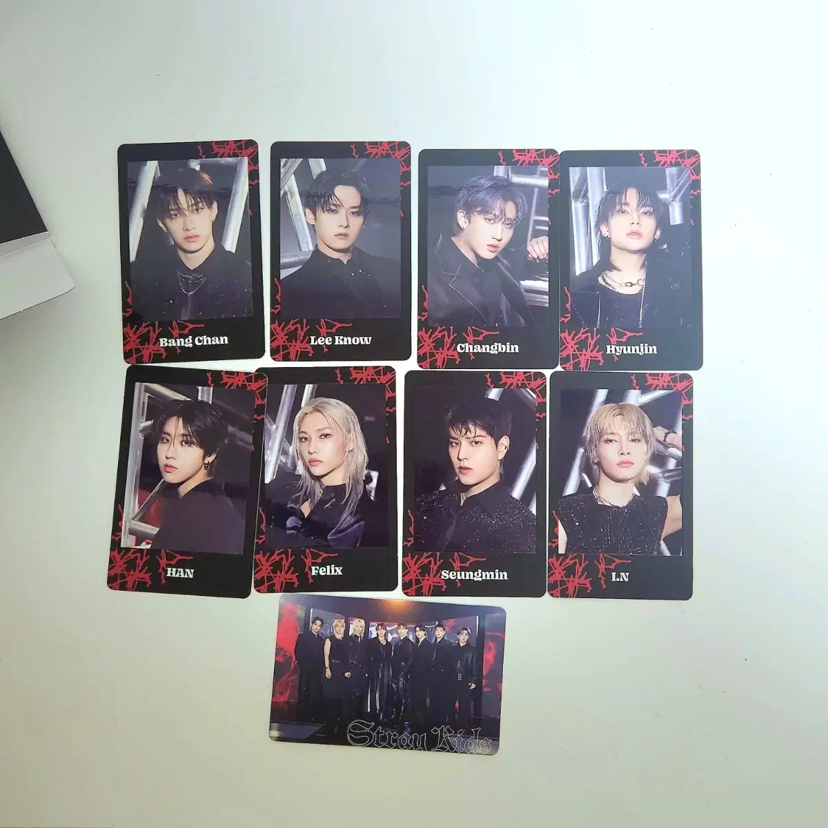 straykids japan dominate md photocard set buncheol