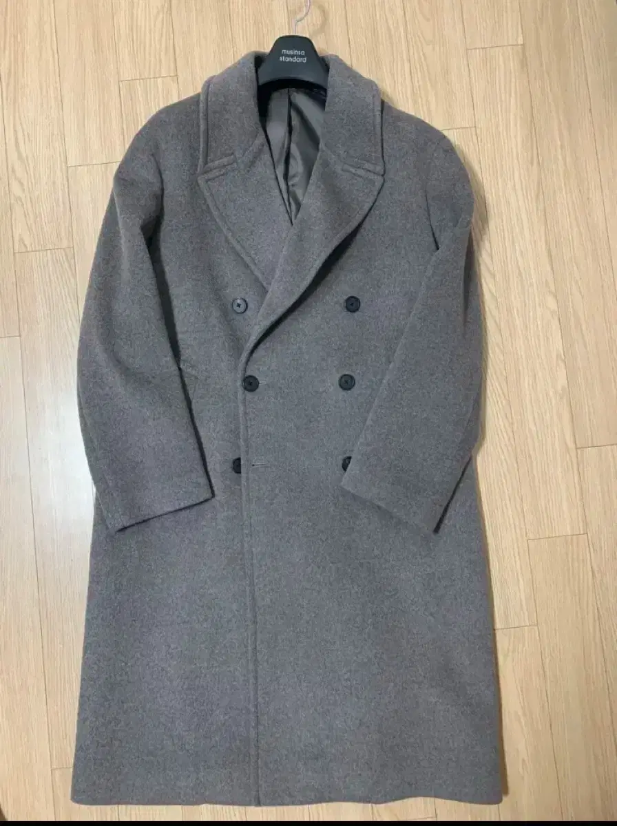 [M] Gentleman's Standard Cashmere-Blend Double-Coat Tope