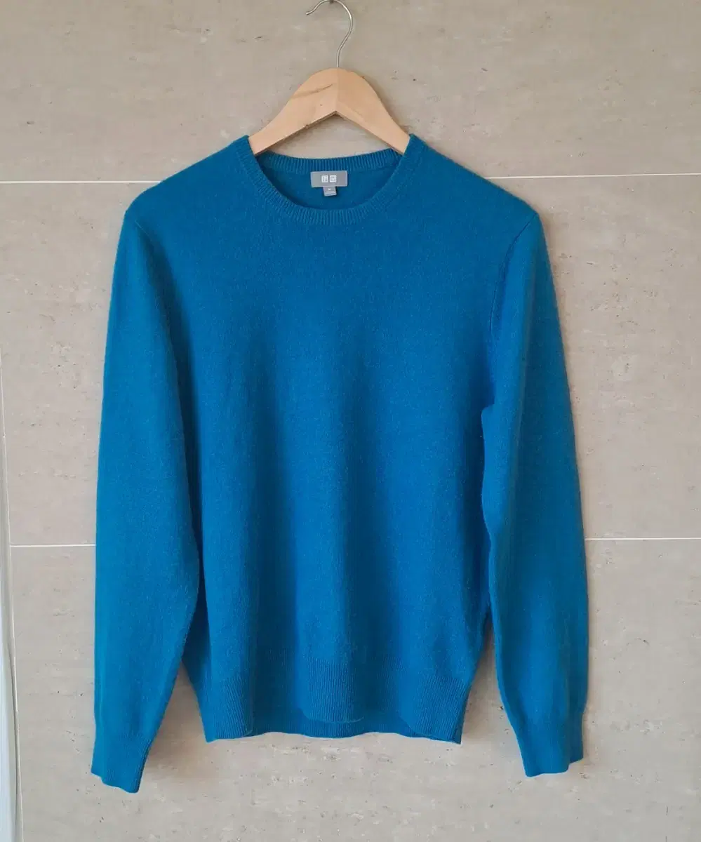 (Superlative)Uniqlo Cashmere100Sweater(M)Men.Crew neck.Round neck.Knit.Long sleeve