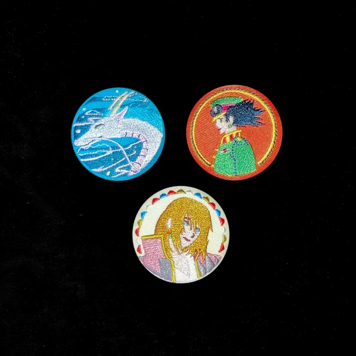 Ghibli Collection Embroidered Badge Can Badge Howl's Moving Castle Haku