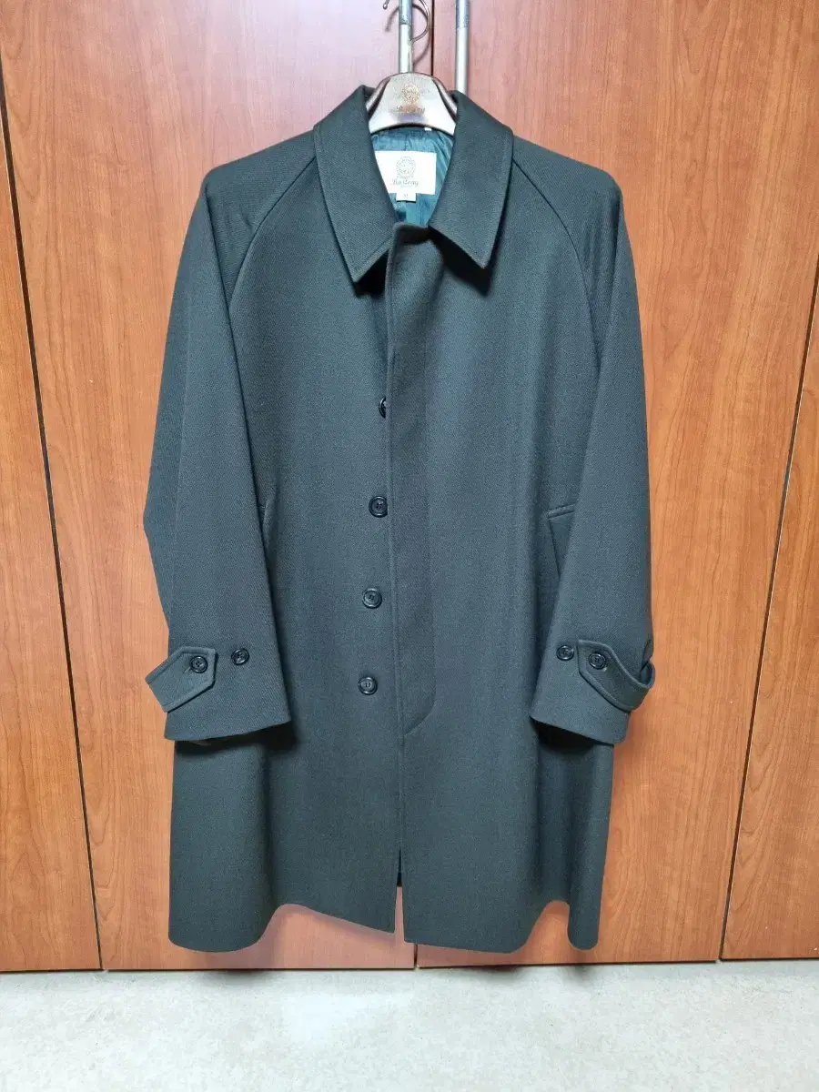 Baston 139 Balmacan Coat Olive Size M