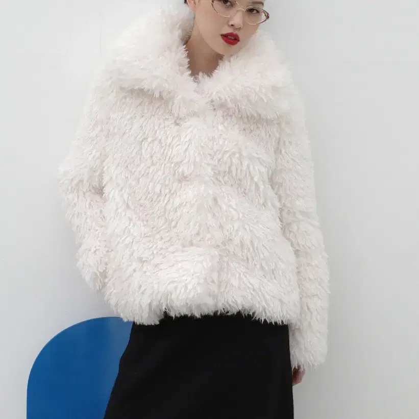 포니테일 Shaggy Faux Fur Jacket 퍼자켓 ponytail