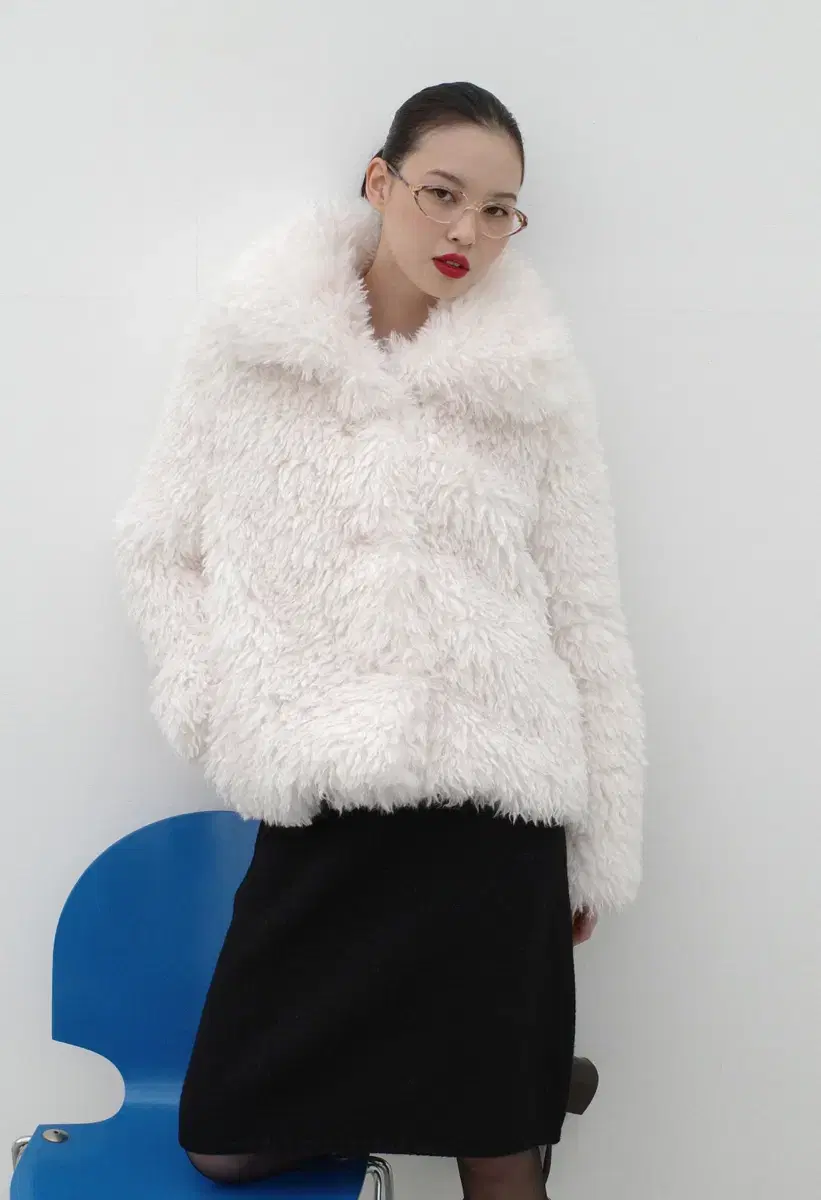 포니테일 Shaggy Faux Fur Jacket 퍼자켓 ponytail