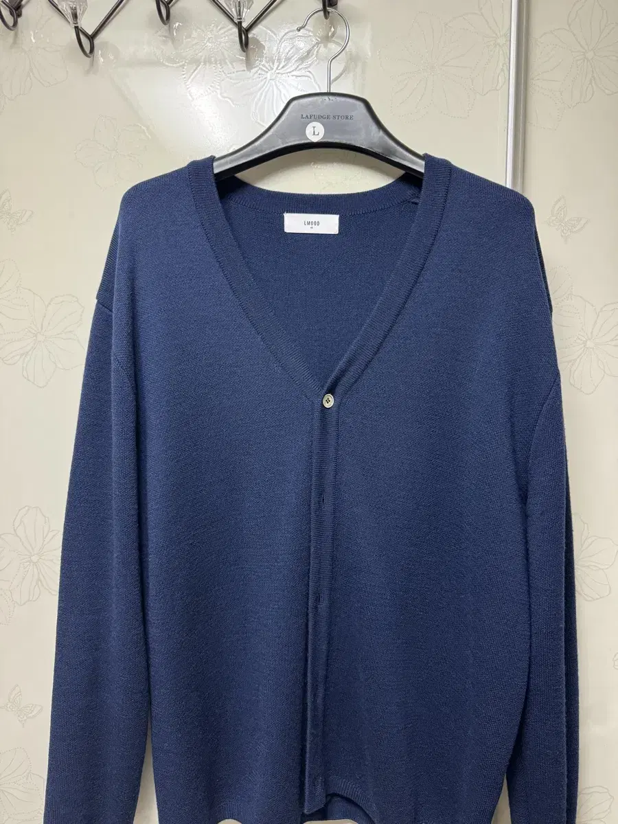 Elmud Hwaran Knit Cardigan Funky Blue