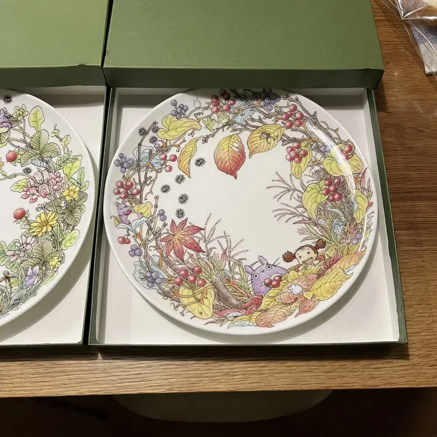 [Noritake] 노리다케 토토로 접시 일본 도자기 그릇 지브리 굿즈