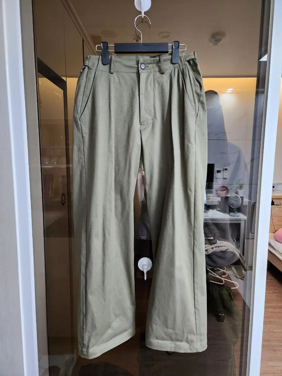 Youth Wide Chino Olive S