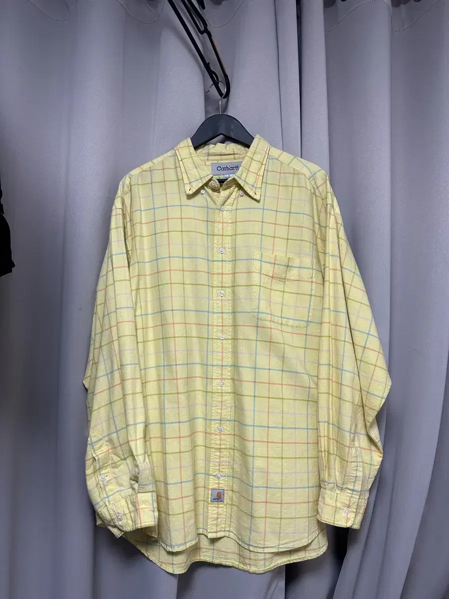 L) Calhart check shirt