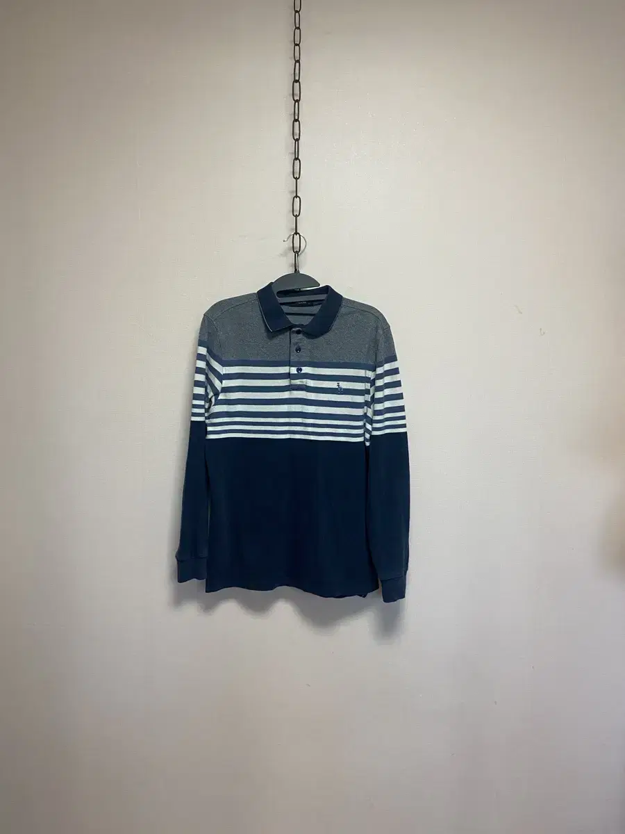 [Haggis] Men's Navy kara Long Sleeve Shirt (95)