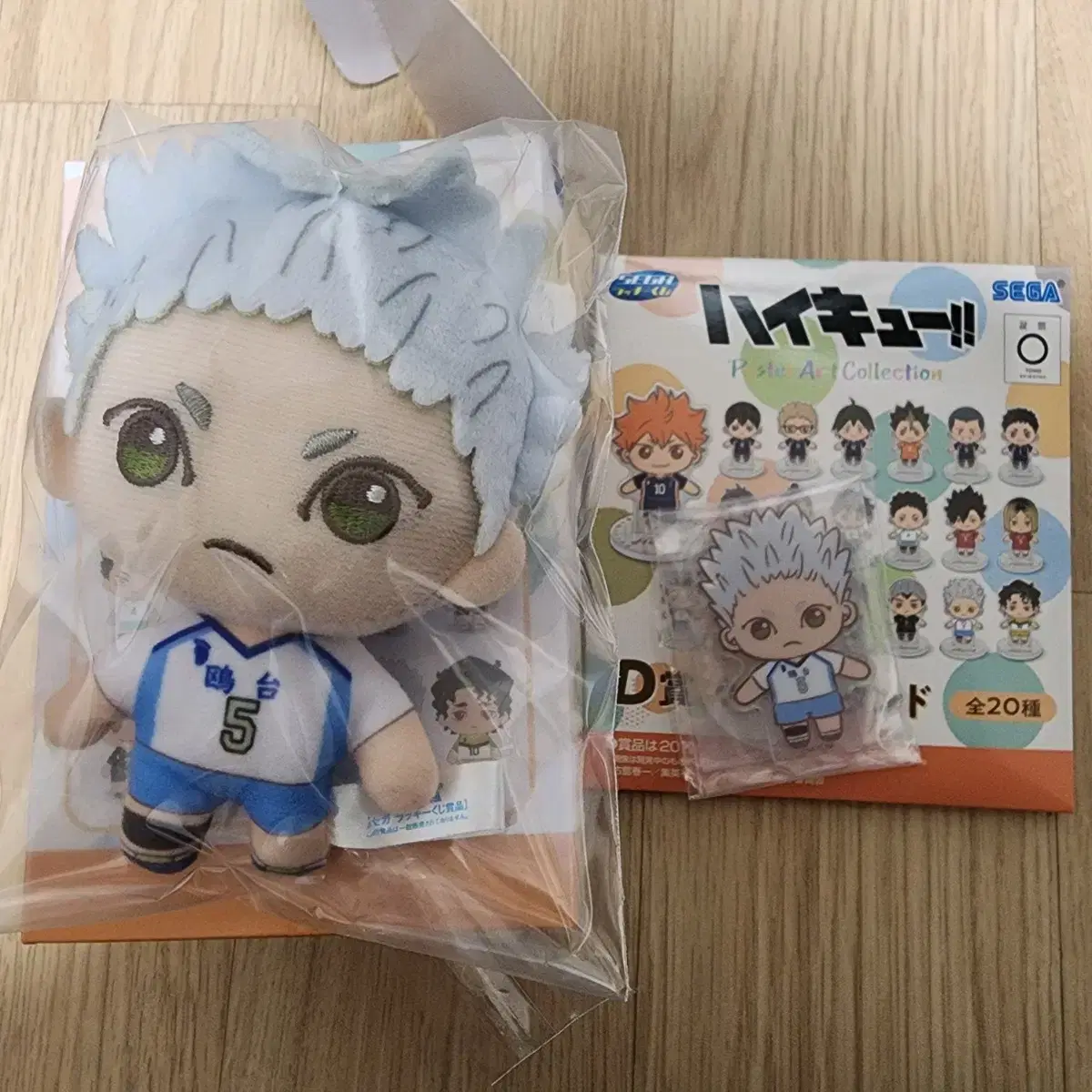 Haikyuu Sega Lucky Kuji First Lottery B Prize Sister D Prize Set Hoshiumi